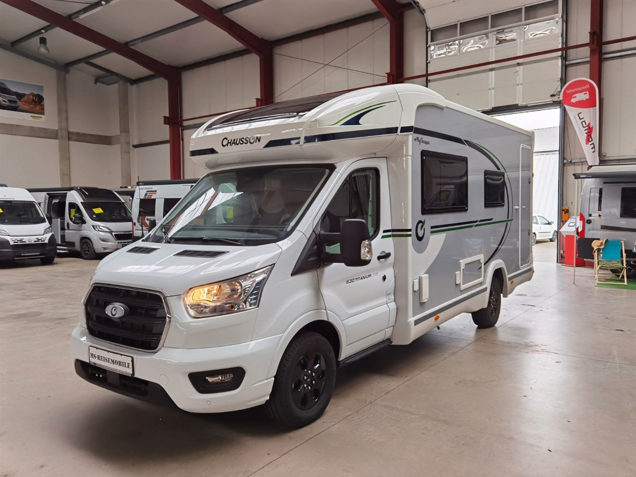Полуинтегрированный автодом Chausson 630 TITANIUM / - 2026 - / EINZEL.- HUBBETTEN: фото 7 Полуинтегрированный автодом Chausson 630 TITANIUM / - 2026 - / EINZEL.- HUBBETTEN: фото 7