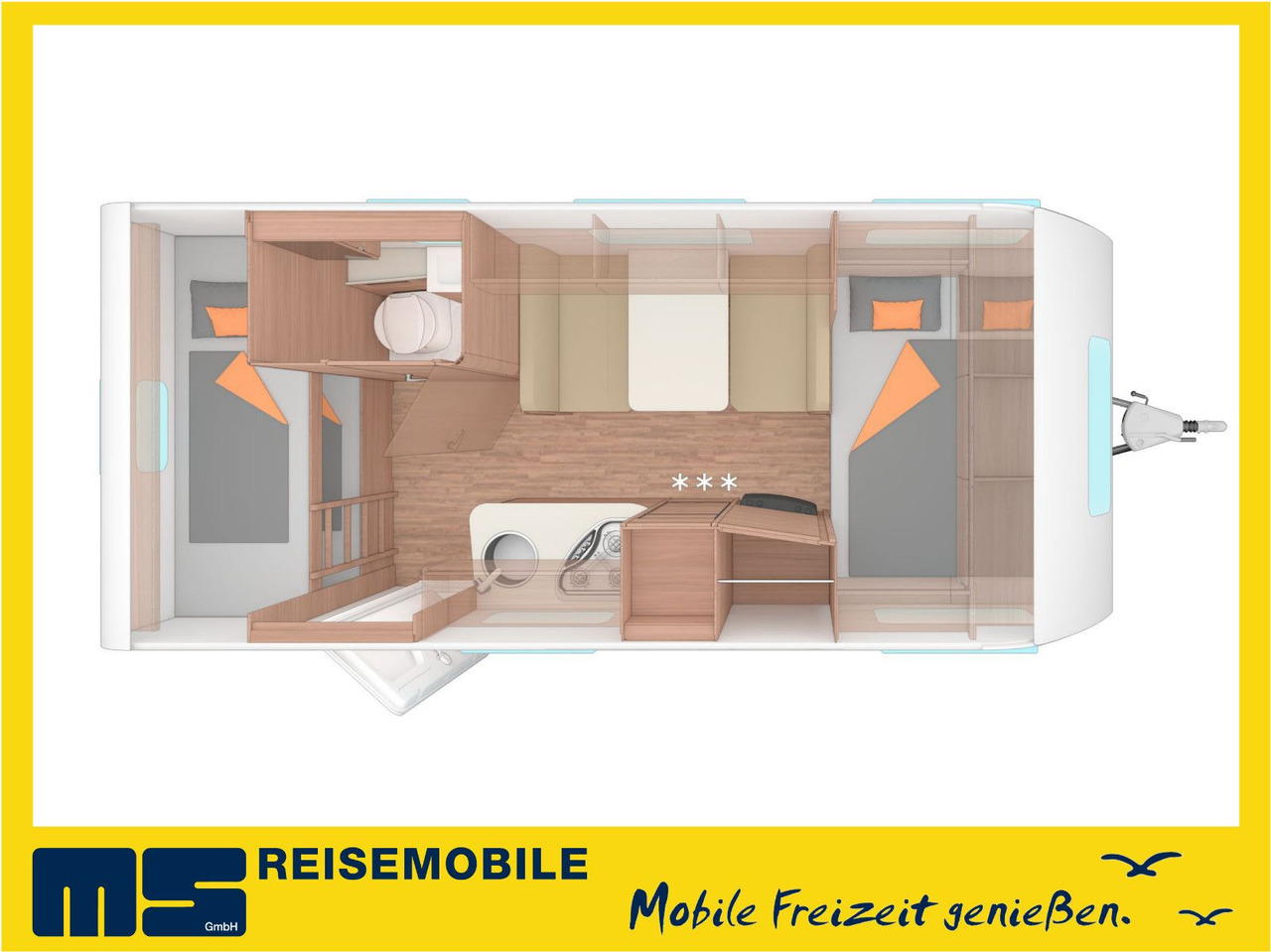 Weinsberg CARAONE 480 QDK / 2026 /  1500KG / ETAGENBETTEN - Прицеп дача: фото 1 Weinsberg CARAONE 480 QDK / 2026 /  1500KG / ETAGENBETTEN - Прицеп дача: фото 1