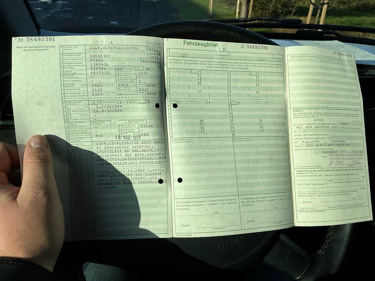 Трактор 1977 JOHN DEERE 2030S ALL-WHEEL DRIVE FARM TRACTOR: фото 47