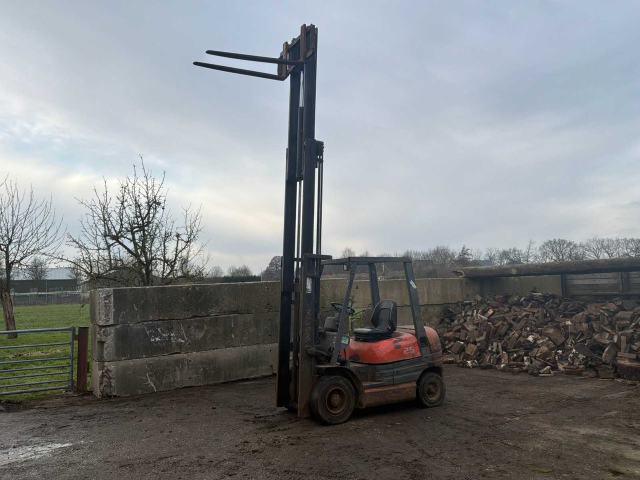 1995 TOYOTA O2 6FDF 25 FORKLIFT - Вилочный погрузчик: фото 2 1995 TOYOTA O2 6FDF 25 FORKLIFT - Вилочный погрузчик: фото 2