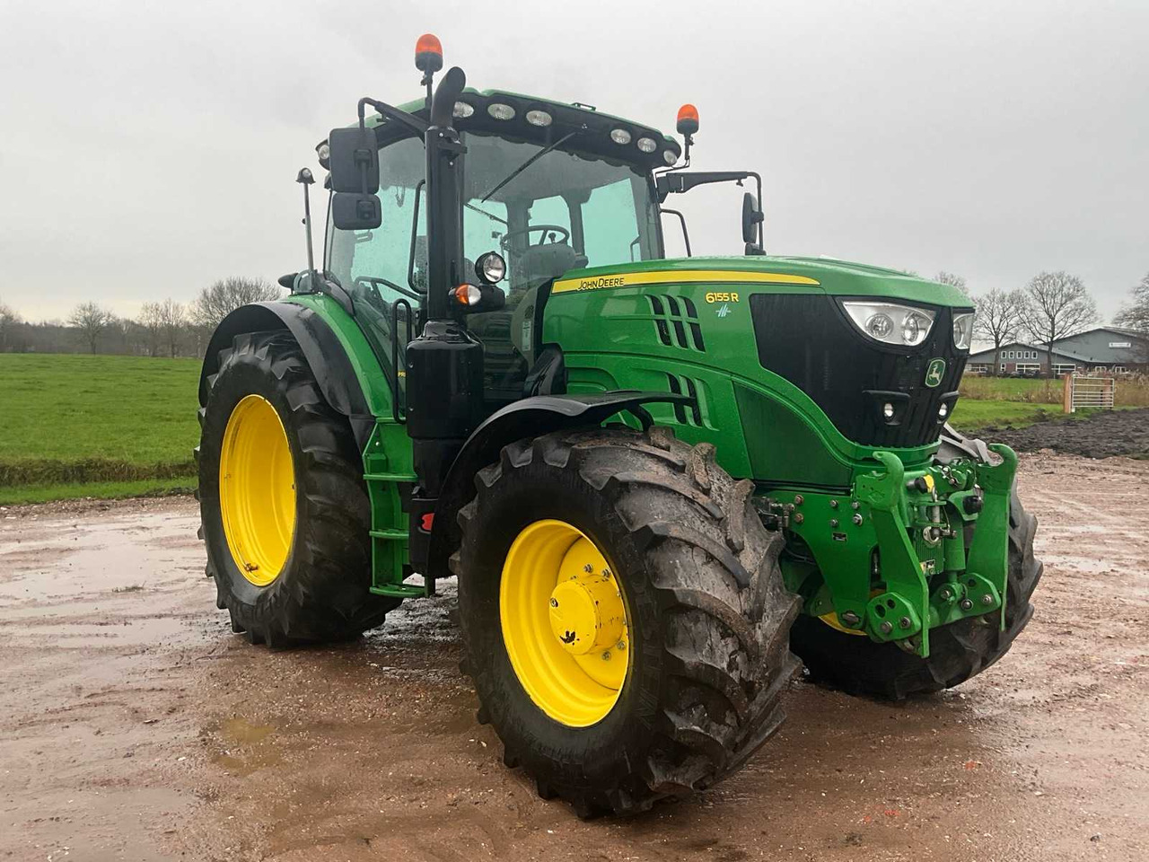 2019 JOHN DEERE 6155R AUTOPOWER FOUR WHEEL DRIVE FARM TRACTOR - Трактор: фото 4 2019 JOHN DEERE 6155R AUTOPOWER FOUR WHEEL DRIVE FARM TRACTOR - Трактор: фото 4