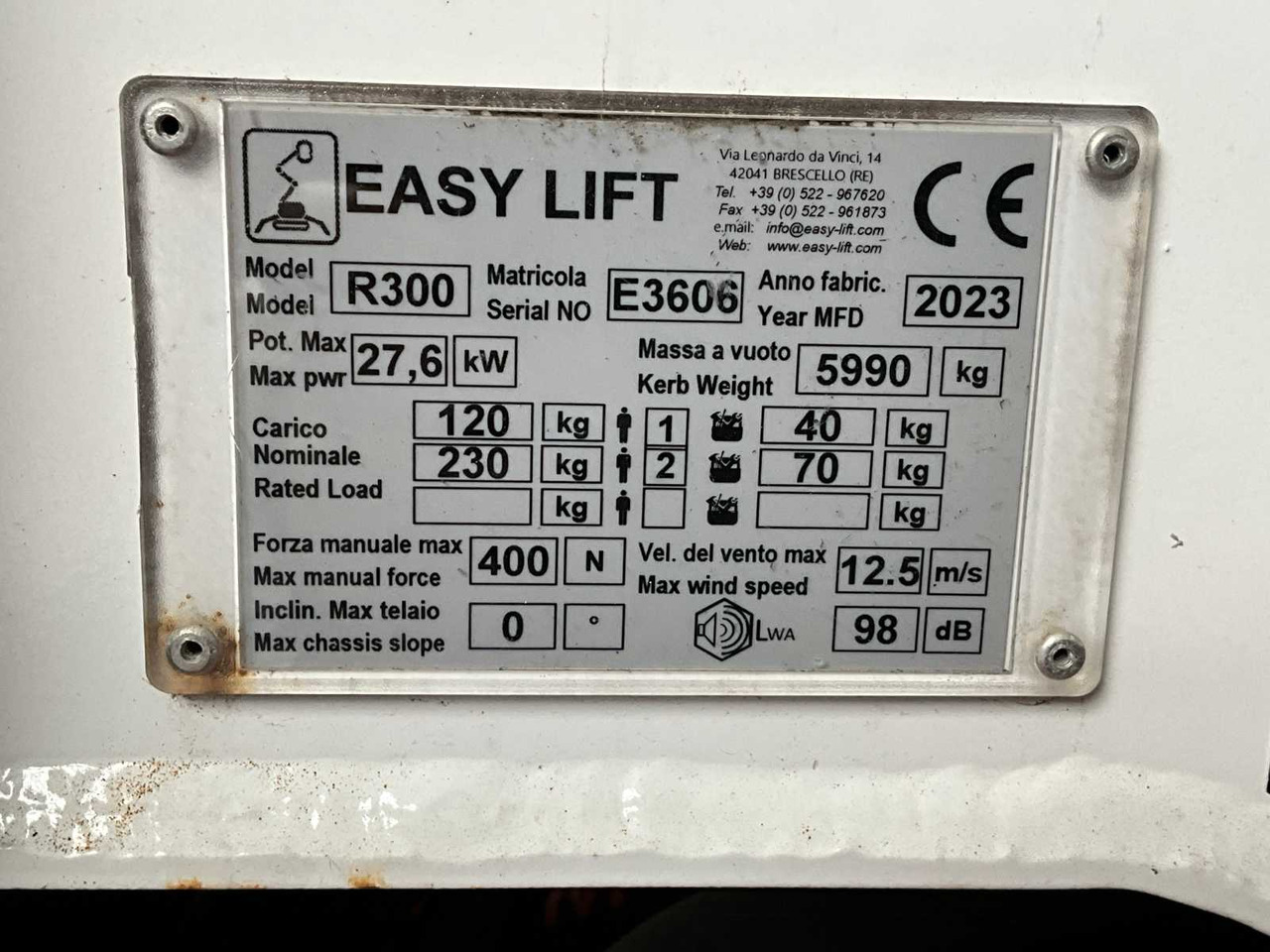 Easylift R300 - Подъёмник: фото 1 Easylift R300 - Подъёмник: фото 1