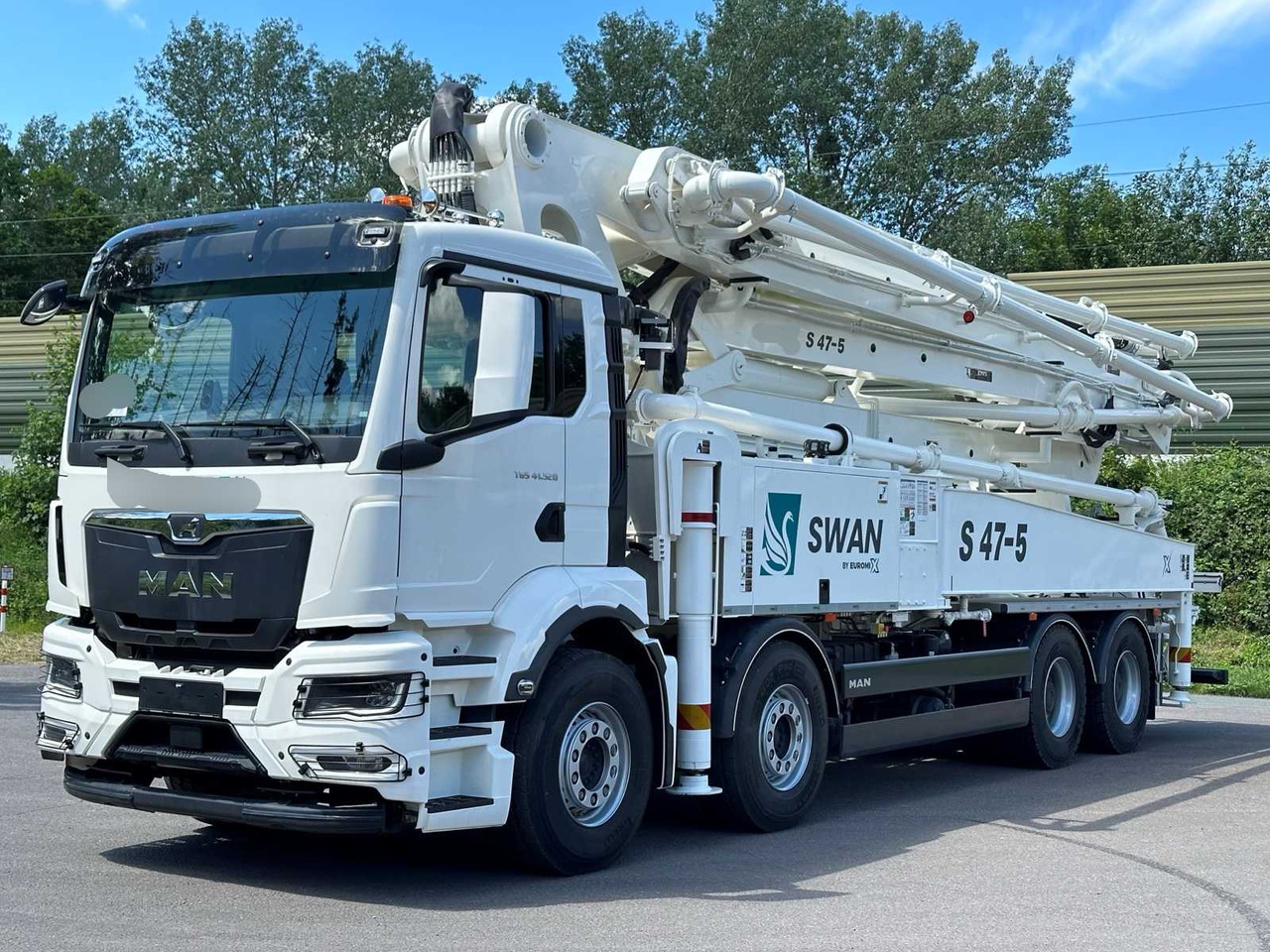 Euromix SWAN 47-5 160RZ - Бетононасос стационарный: фото 1 Euromix SWAN 47-5 160RZ - Бетононасос стационарный: фото 1