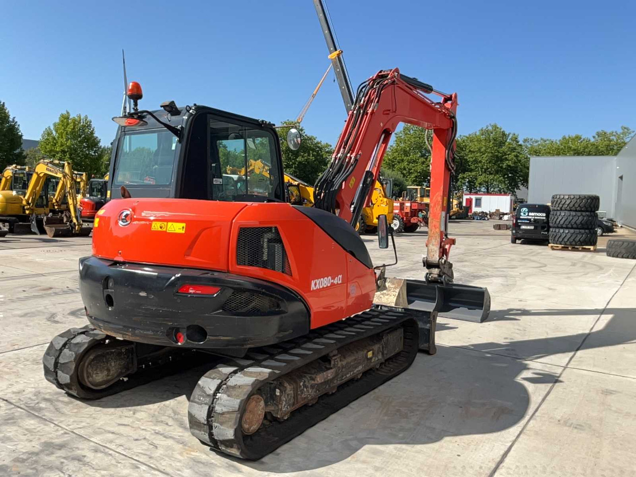 Kubota KX080-4~2 - Гусеничный экскаватор: фото 4 Kubota KX080-4~2 - Гусеничный экскаватор: фото 4