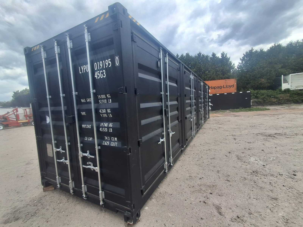 LYPU 40 ft High Cube Zwart - Морской контейнер: фото 3 LYPU 40 ft High Cube Zwart - Морской контейнер: фото 3
