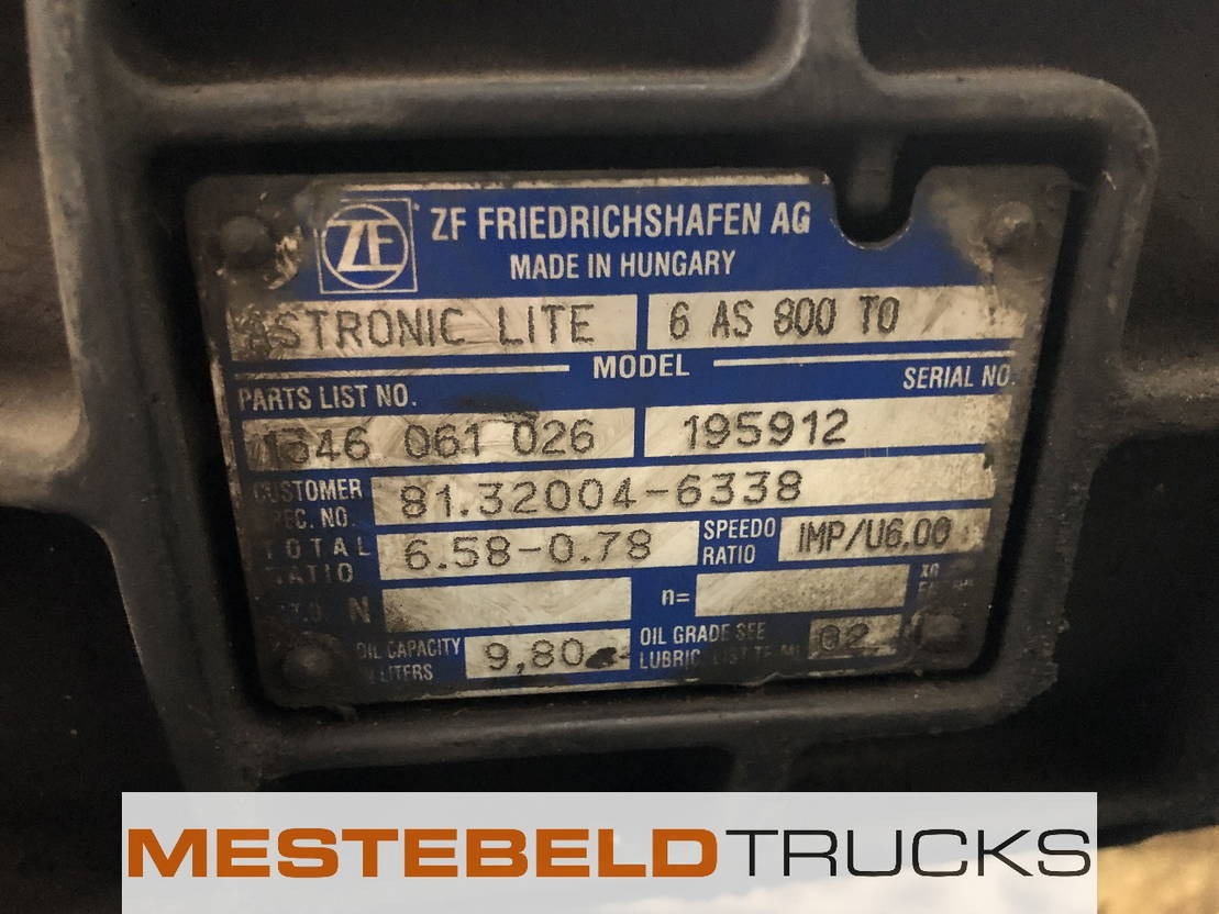 MAN Versnellingsbak 6 AS 800 TO - Коробка передач и запчасти для Грузовиков: фото 5 MAN Versnellingsbak 6 AS 800 TO - Коробка передач и запчасти для Грузовиков: фото 5