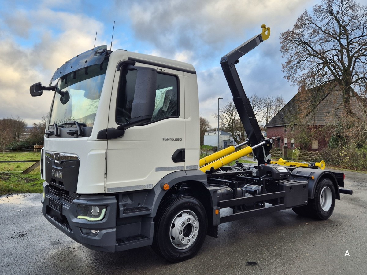 MAN TGM 15.290 BL Abrollkipper PowerMatic Standheiz. - Крюковой мультилифт: фото 1 MAN TGM 15.290 BL Abrollkipper PowerMatic Standheiz. - Крюковой мультилифт: фото 1