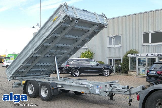 Humbaur HTK 135024 L, Tieflader, Rampen, Verzinkt, 13to. - Самосвальный прицеп: фото 1 Humbaur HTK 135024 L, Tieflader, Rampen, Verzinkt, 13to. - Самосвальный прицеп: фото 1
