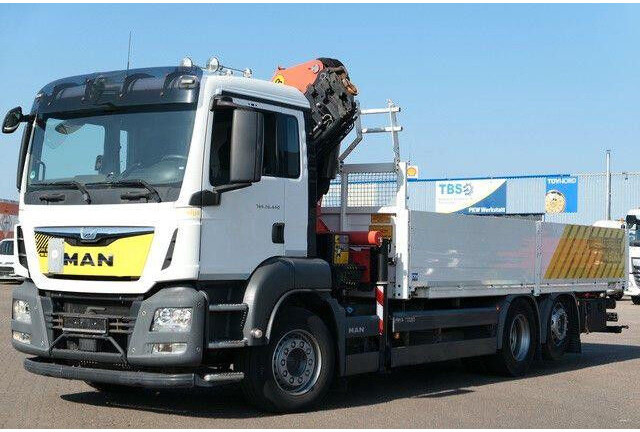 Грузовик бортовой/ Платформа MAN 26.440 TGS LL 6x2, Palfinger PK 22002, Klima,AHK: фото 8