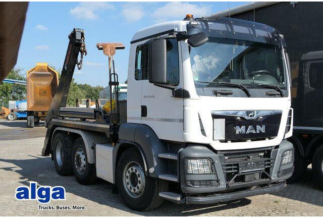 MAN 26.460 TGS 6x2, Hiab FTR18, Funk, Vorlauflenk,AC - Тросовый мультилифт: фото 1 MAN 26.460 TGS 6x2, Hiab FTR18, Funk, Vorlauflenk,AC - Тросовый мультилифт: фото 1
