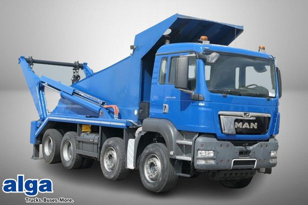 MAN 41.480 TGS 8x4, gr. Federpaket, 37tkm, 4-Achser - Портальный бункеровоз: фото 1 MAN 41.480 TGS 8x4, gr. Federpaket, 37tkm, 4-Achser - Портальный бункеровоз: фото 1