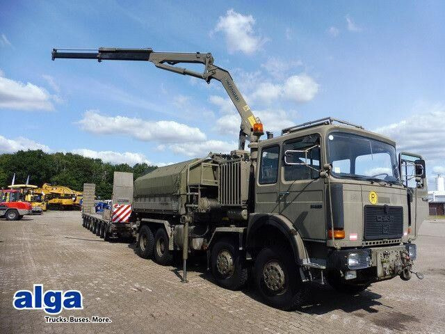 MAN OAF-34440VFA-AD 8x8, Seilwinde, Kran, AHK,Allrad - Тентованный грузовик: фото 1 MAN OAF-34440VFA-AD 8x8, Seilwinde, Kran, AHK,Allrad - Тентованный грузовик: фото 1