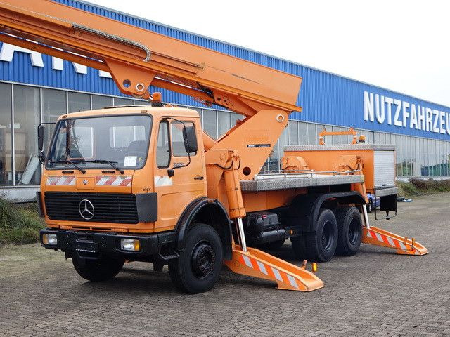 Mercedes-Benz 2222 6x4, Ruthmann, 28m³, 3. Sitz, Blattfederung - Грузовик с подъемником: фото 2 Mercedes-Benz 2222 6x4, Ruthmann, 28m³, 3. Sitz, Blattfederung - Грузовик с подъемником: фото 2