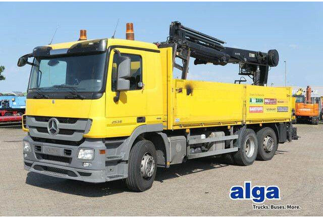 Mercedes-Benz 2536 Actros/MP3/HIAB 211DL/AHK/Klima - Грузовик бортовой/ Платформа: фото 1 Mercedes-Benz 2536 Actros/MP3/HIAB 211DL/AHK/Klima - Грузовик бортовой/ Платформа: фото 1