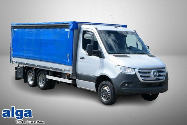 Mercedes-Benz 519 CDI Sprinter 6x2, 3.4to. NL, Klima, Navi - Тентованный фургон: фото 1 Mercedes-Benz 519 CDI Sprinter 6x2, 3.4to. NL, Klima, Navi - Тентованный фургон: фото 1