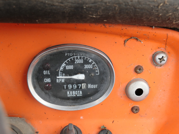 Трактор Tracteur pour par cet jardin + faucheuse rotative Kubota 245DT ( VIN:245DT72778): фото 7