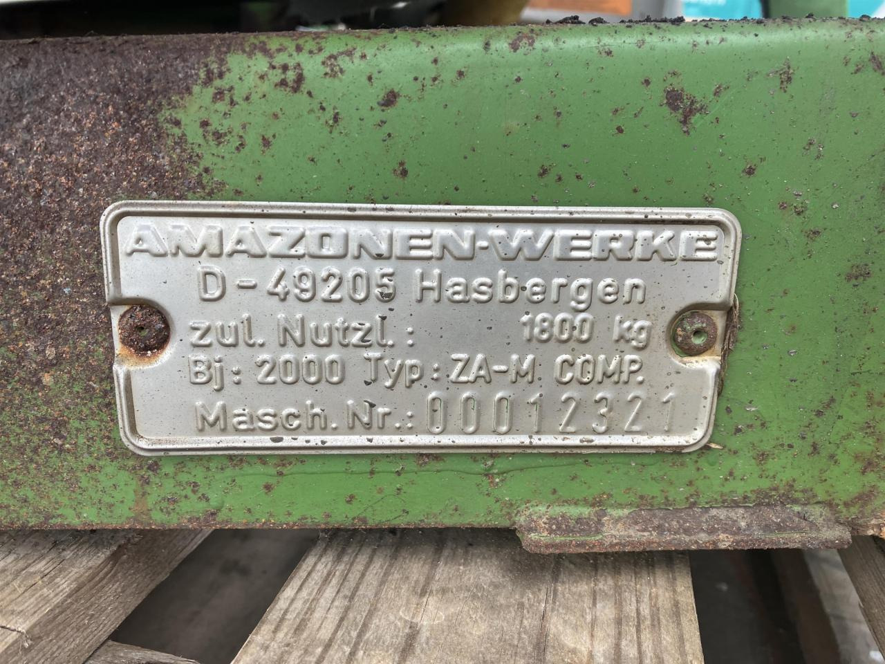 Разбрасыватель удобрений Amazone ZA-M 1000 Comp.: фото 6