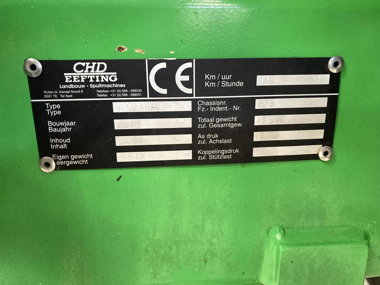 CHD F 5239 A - Прицепной опрыскиватель: фото 3 CHD F 5239 A - Прицепной опрыскиватель: фото 3