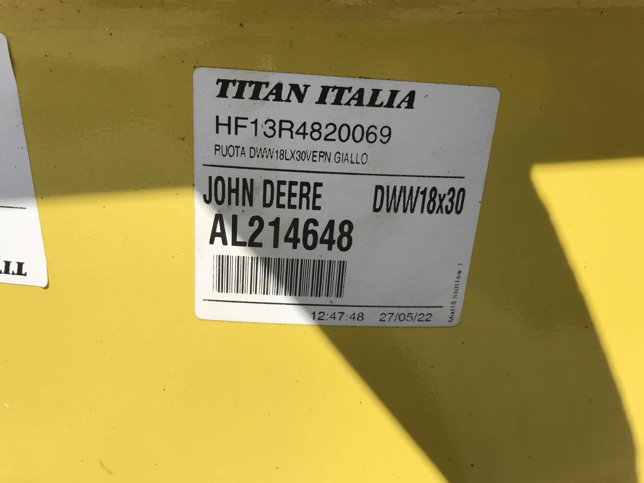 John Deere 18x30 - Шина для Сельскохозяйственной техники: фото 4 John Deere 18x30 - Шина для Сельскохозяйственной техники: фото 4
