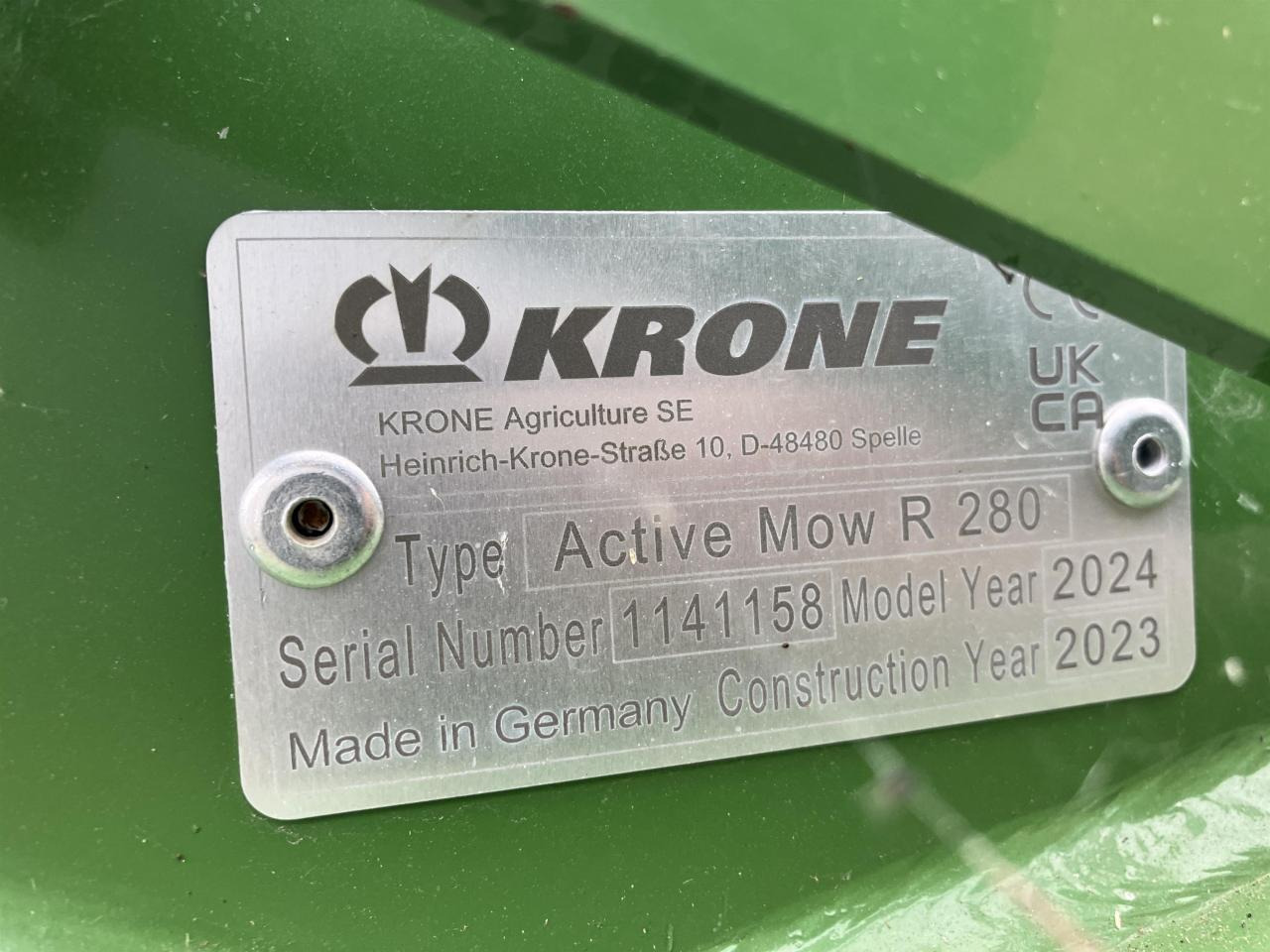 Krone ActiveMow R 280 - Косилка: фото 5 Krone ActiveMow R 280 - Косилка: фото 5