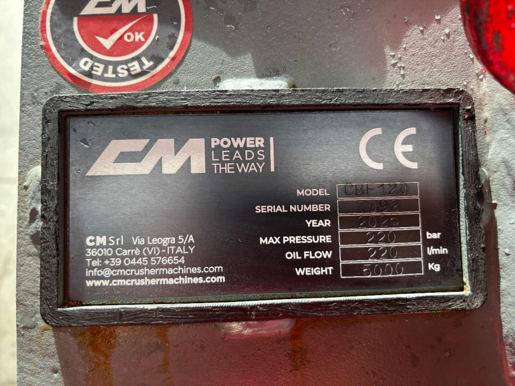 CM Crusher CBF 120 Crusher Bucket - USED - Ковш для Строительной техники: фото 3 CM Crusher CBF 120 Crusher Bucket - USED - Ковш для Строительной техники: фото 3