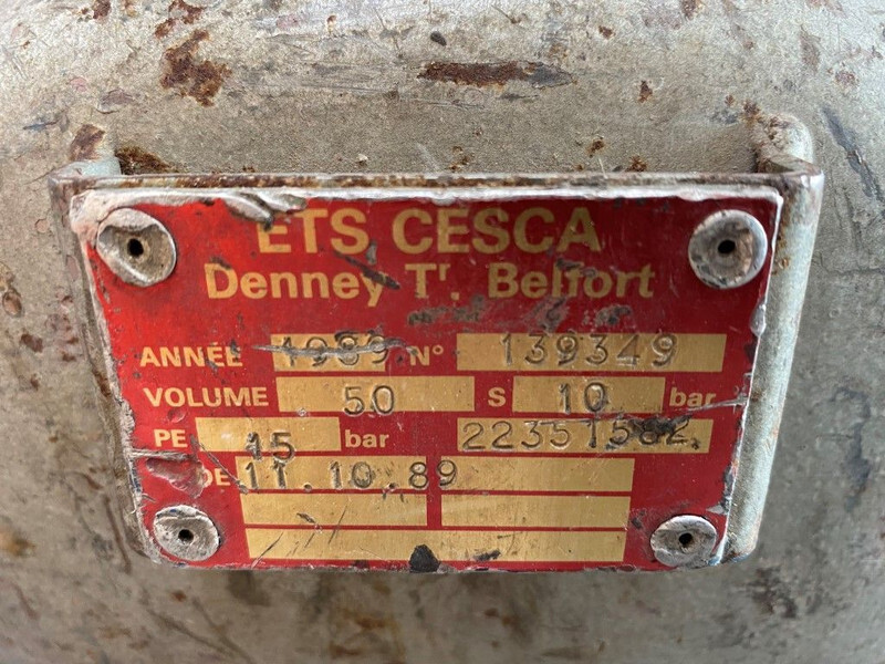 Воздушный компрессор Atlas-Copco LXS 111 1.1 kW 10 bar 125 L / min zuigercompressor met 50 liter ketel: фото 8