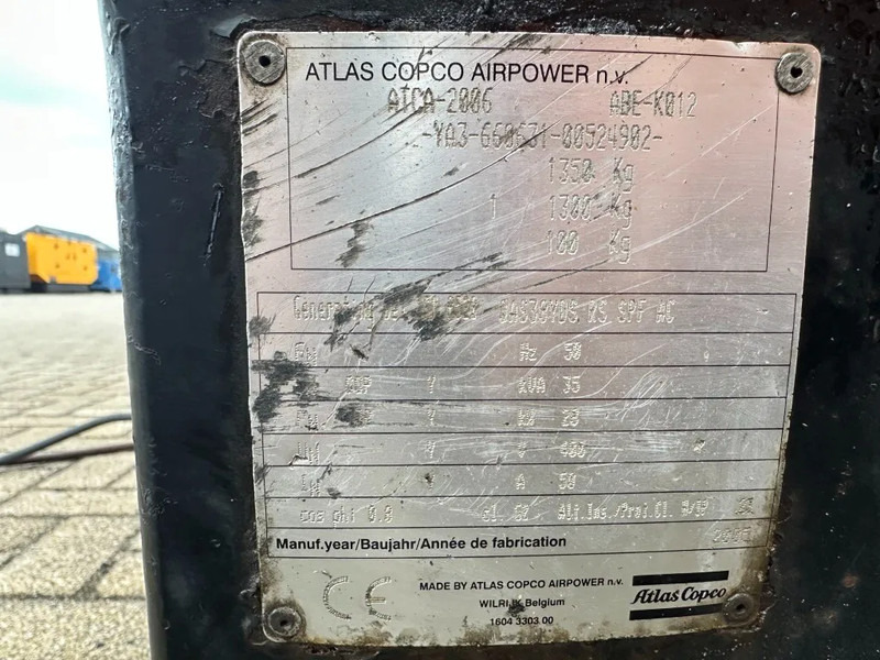 Atlas-Copco QAS 38 Yanmar Mecc Alte Spa 40 kVA Silent generatorset - Электрогенератор: фото 5 Atlas-Copco QAS 38 Yanmar Mecc Alte Spa 40 kVA Silent generatorset - Электрогенератор: фото 5