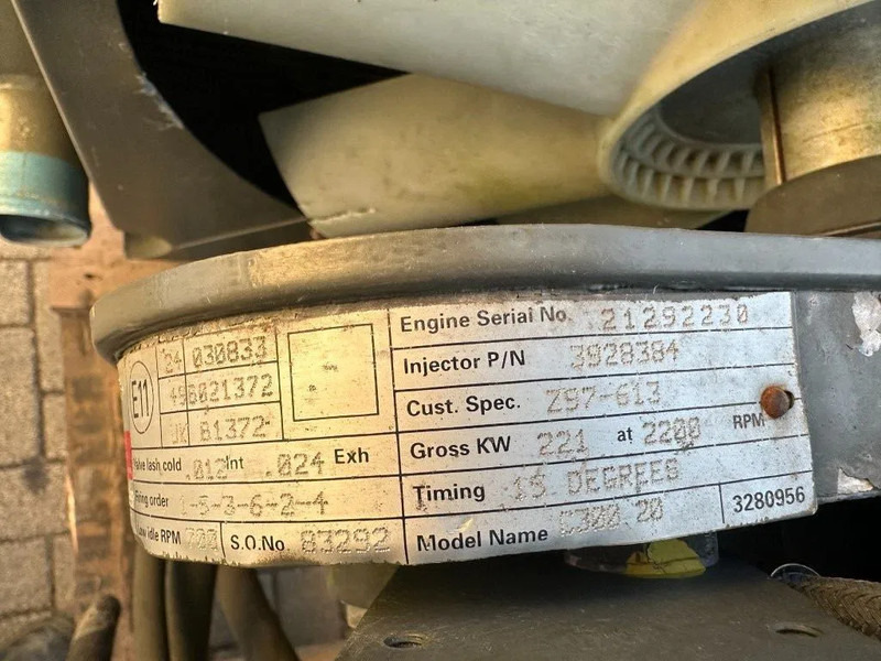 Cummins C300-20 Diesel Engine 300 PK / HP 6 cylinder Diesel motor - Двигатель для Погрузочно-разгрузочной техники: фото 3 Cummins C300-20 Diesel Engine 300 PK / HP 6 cylinder Diesel motor - Двигатель для Погрузочно-разгрузочной техники: фото 3