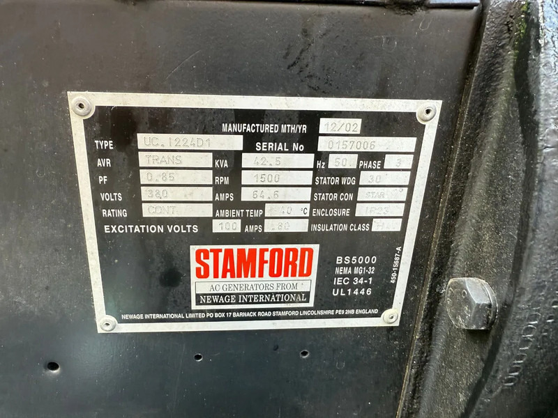 John Deere 4039 DF 008 Stamford 42.5 kVA generatorset - Электрогенератор: фото 5 John Deere 4039 DF 008 Stamford 42.5 kVA generatorset - Электрогенератор: фото 5