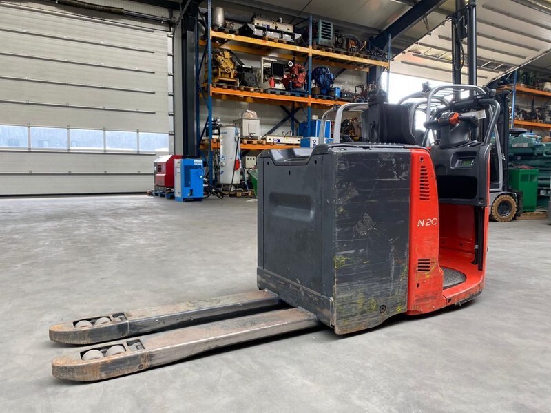 Linde N20 2 ton Elektrische Orderpicker Meerijder Palletwagen - Тележка: фото 1 Linde N20 2 ton Elektrische Orderpicker Meerijder Palletwagen - Тележка: фото 1