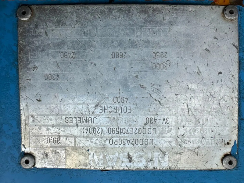 Газовый погрузчик Nissan UGD02A30P0 3 ton Triplex Freelift LPG Heftruck: фото 6