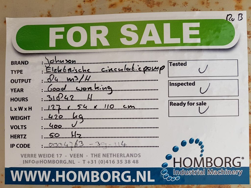 Насос для воды WATERPOMP Elektrische Waterpompsets diverse vermogens 2.2 kW tot 18.5 kW: фото 17 Насос для воды WATERPOMP Elektrische Waterpompsets diverse vermogens 2.2 kW tot 18.5 kW: фото 17