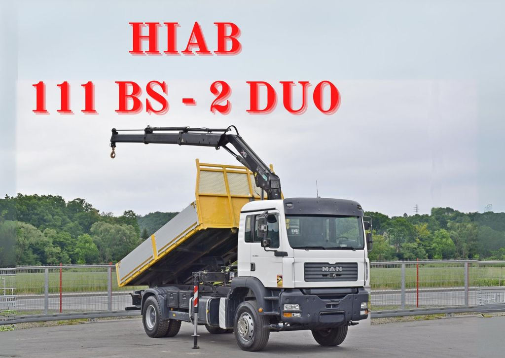 MAN TG 310 A* HIAB 111 BS - 2 DUO * TOPZUSTAND - Самосвал, Автоманипулятор: фото 1 MAN TG 310 A* HIAB 111 BS - 2 DUO * TOPZUSTAND - Самосвал, Автоманипулятор: фото 1