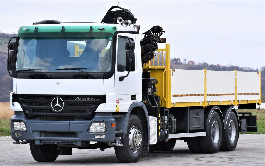 Mercedes-Benz ACTROS 2632 * HIAB 144B-3HIDUO+FUNK / 6x4 Mercedes-Benz ACTROS 2632 * HIAB 144B-3HIDUO+FUNK / 6x4 - Автоманипулятор, Грузовик бортовой/ Платформа: фото 4 Mercedes-Benz ACTROS 2632 * HIAB 144B-3HIDUO+FUNK / 6x4 Mercedes-Benz ACTROS 2632 * HIAB 144B-3HIDUO+FUNK / 6x4 - Автоманипулятор, Грузовик бортовой/ Платформа: фото 4