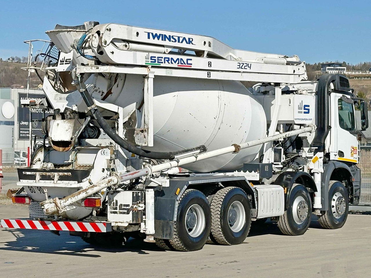 Новый Автобетононасос-смеситель Mercedes-Benz AROCS 3743 * Betonpumpe + FUNK * 8x4 * TOP: фото 6