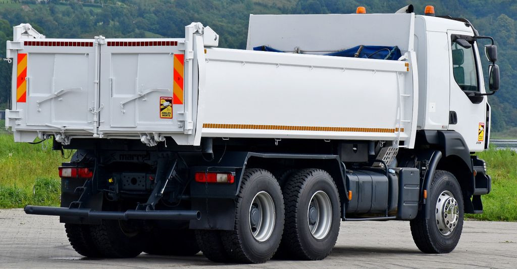 Самосвал, Автоманипулятор Renault KERAX 410* KIPPER 5,20 m / 6x4: фото 7