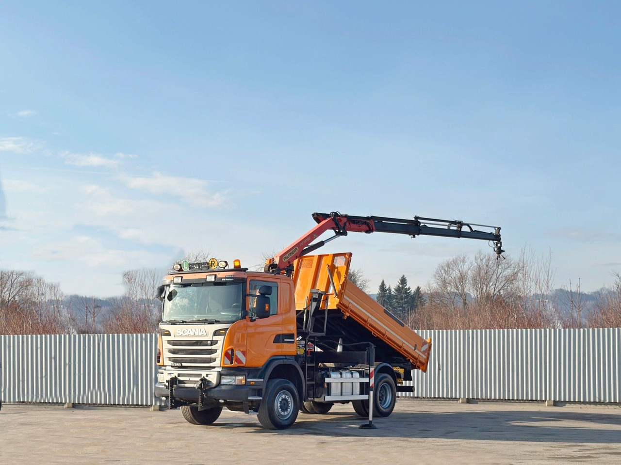 Scania G 360 * KIPPER 4,15m * PALFINGER PK 11002/ 4x4 - Автоманипулятор: фото 2 Scania G 360 * KIPPER 4,15m * PALFINGER PK 11002/ 4x4 - Автоманипулятор: фото 2