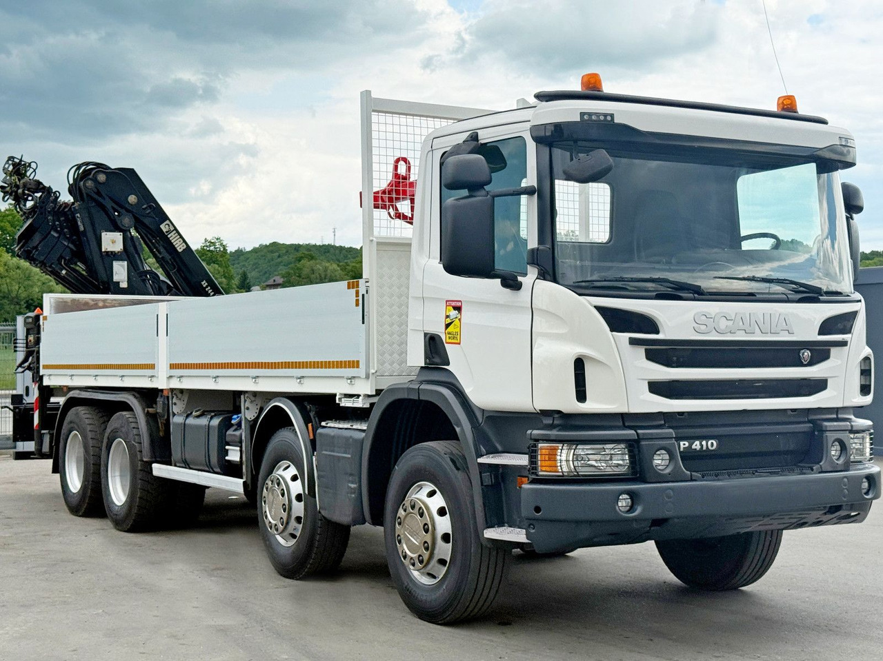 Scania P 410*PLATFORM 7,00m*HIAB 244 E-5 HIPRO+FUNK/8x4 Scania P 410*PRITSCHE 7,00m*HIAB 244 E-5 HIPRO+FUNK/8x4 - Автоманипулятор, Грузовик бортовой/ Платформа: фото 3 Scania P 410*PLATFORM 7,00m*HIAB 244 E-5 HIPRO+FUNK/8x4 Scania P 410*PRITSCHE 7,00m*HIAB 244 E-5 HIPRO+FUNK/8x4 - Автоманипулятор, Грузовик бортовой/ Платформа: фото 3