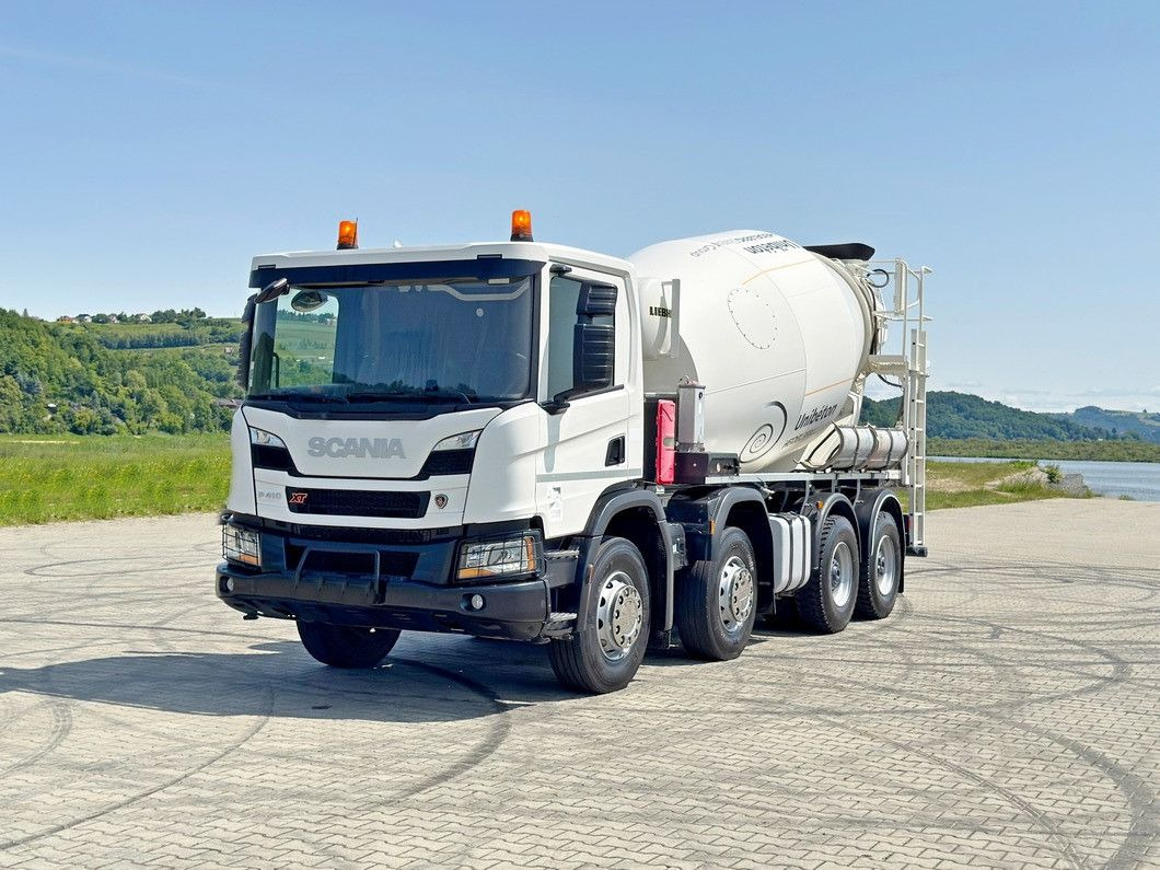 Scania P 410 XT * Betonmischer * 8x4 * TOPZUSTAND - Автобетоносмеситель: фото 2 Scania P 410 XT * Betonmischer * 8x4 * TOPZUSTAND - Автобетоносмеситель: фото 2