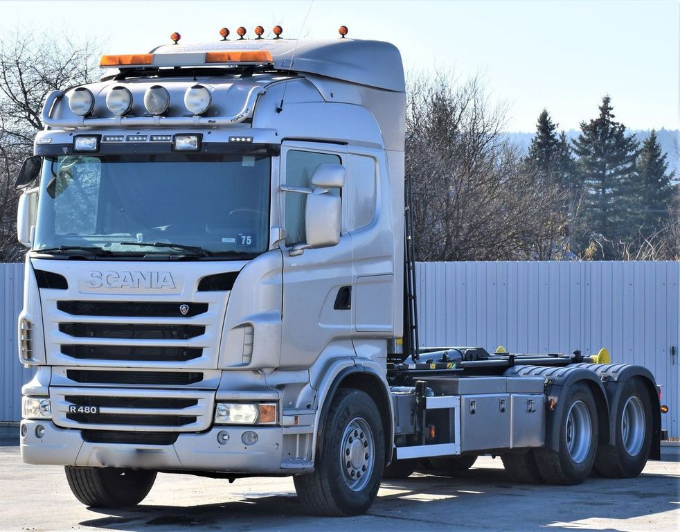Scania R 480 Abrollkipper * 6x4 * Top Zustand ! - Крюковой мультилифт: фото 4 Scania R 480 Abrollkipper * 6x4 * Top Zustand ! - Крюковой мультилифт: фото 4