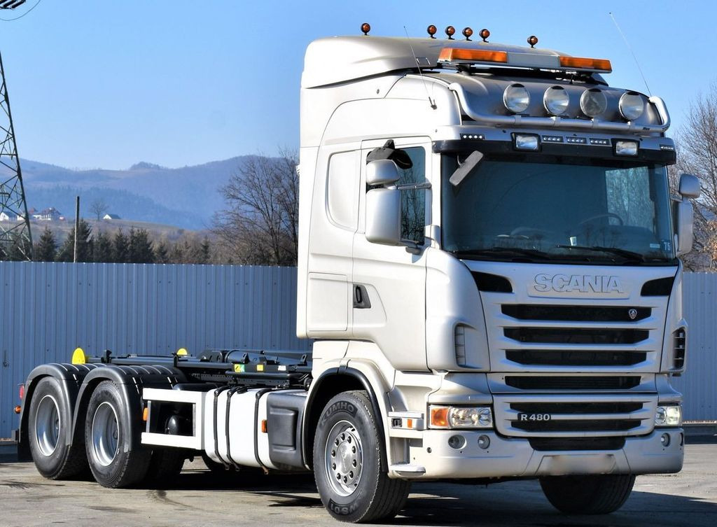 Scania R 480 Abrollkipper * 6x4 * Top Zustand ! - Крюковой мультилифт: фото 3 Scania R 480 Abrollkipper * 6x4 * Top Zustand ! - Крюковой мультилифт: фото 3
