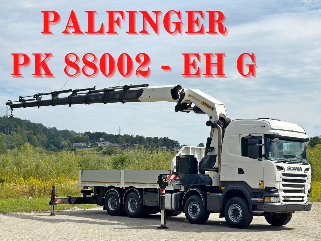 Scania R 500 * PK 88002 - EH G + FUNK * 8x4 *TOPZUSTAND - Автоманипулятор: фото 1 Scania R 500 * PK 88002 - EH G + FUNK * 8x4 *TOPZUSTAND - Автоманипулятор: фото 1