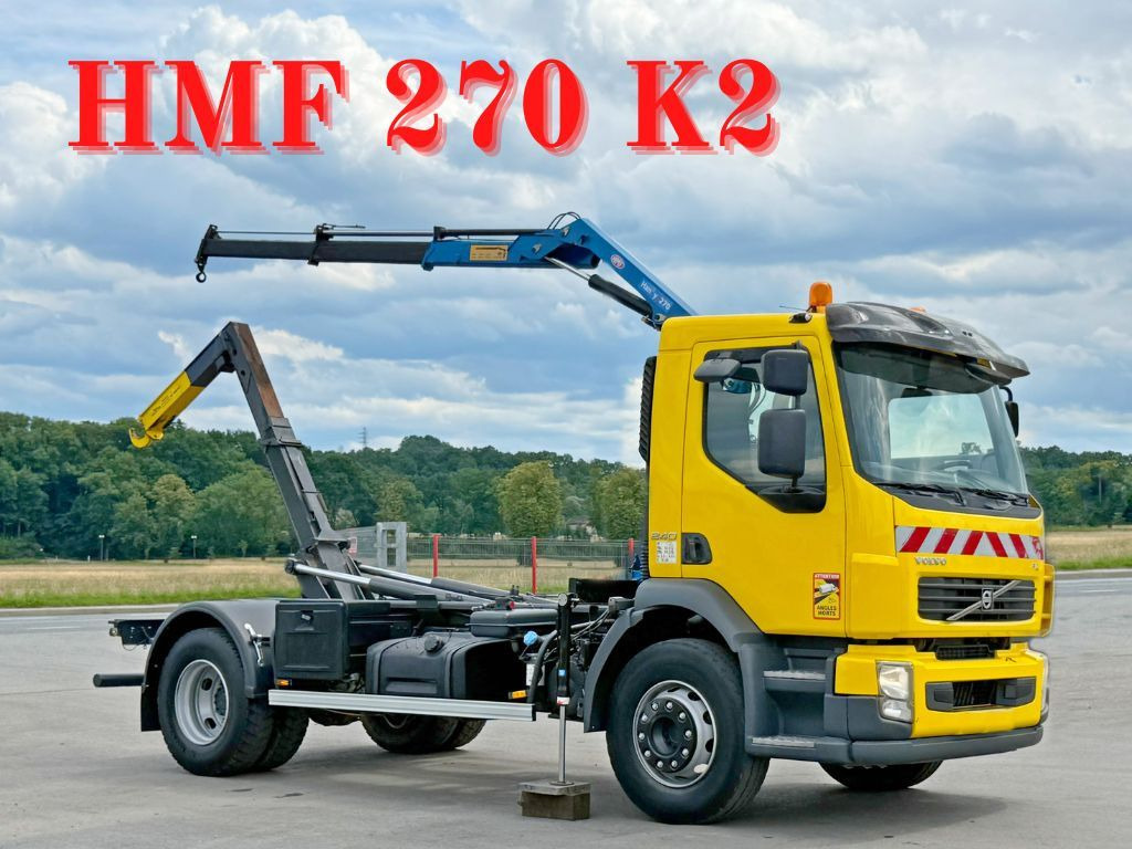 Volvo FL 240 * Abrollkipper * HMF 270 K2 * TOPZUSTAND - Крюковой мультилифт: фото 1 Volvo FL 240 * Abrollkipper * HMF 270 K2 * TOPZUSTAND - Крюковой мультилифт: фото 1