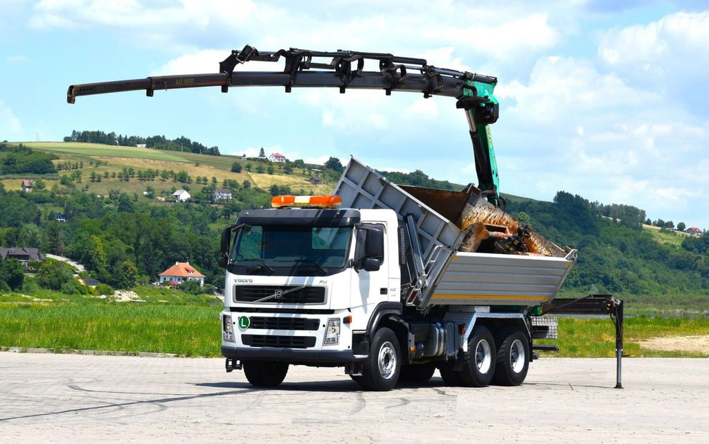 Volvo FM 440 Kipper 4,80m + PK 17000D/6x4 * TOPZUSTAND - Автоманипулятор, Самосвал: фото 1 Volvo FM 440 Kipper 4,80m + PK 17000D/6x4 * TOPZUSTAND - Автоманипулятор, Самосвал: фото 1