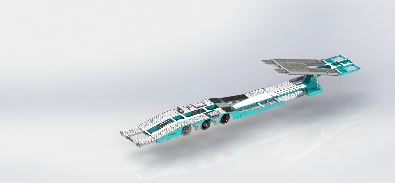 Новый Полуприцеп-автовоз для транспортировки тяжёлой техники LIDER 2025 NEW UNUSED READY IN FACTORY STOCK: фото 17
