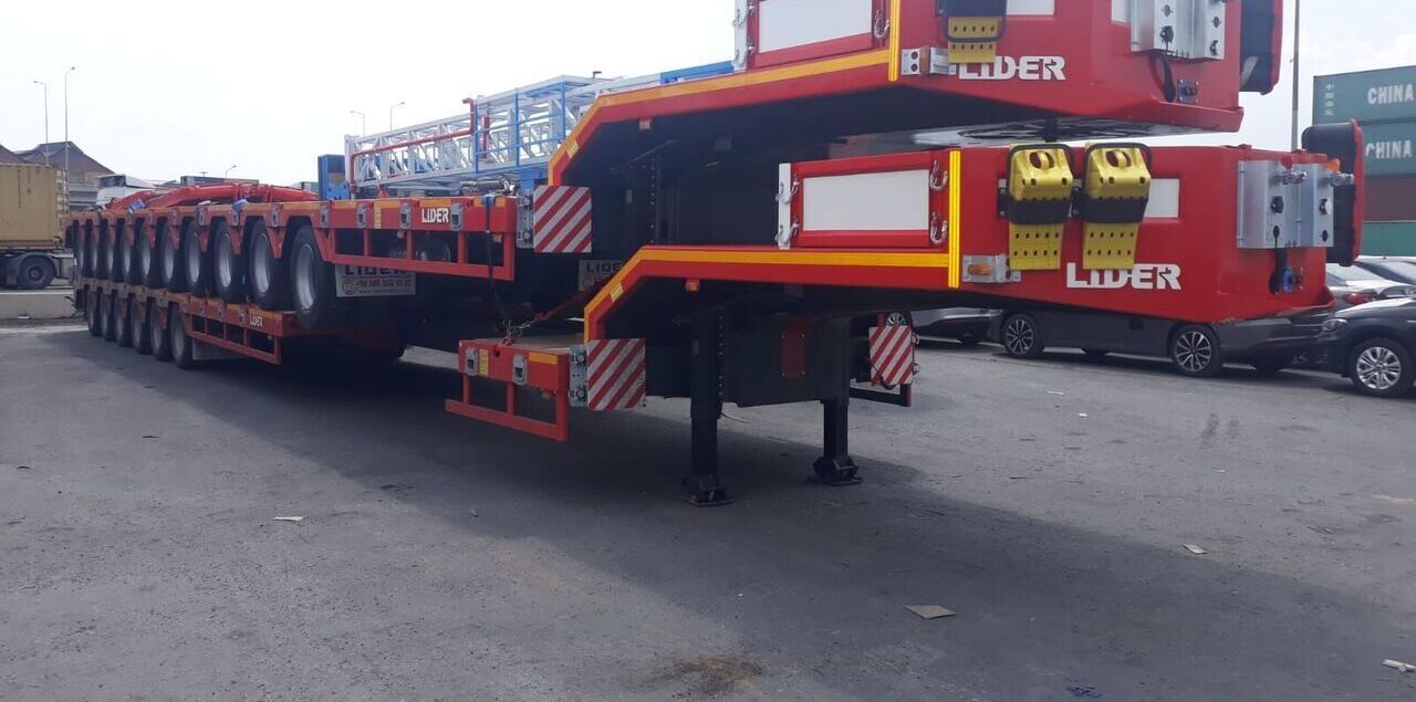 LIDER 2025 model 150 Tons capacity Lowbed semi trailer в лизинг LIDER 2025 model 150 Tons capacity Lowbed semi trailer: фото 13