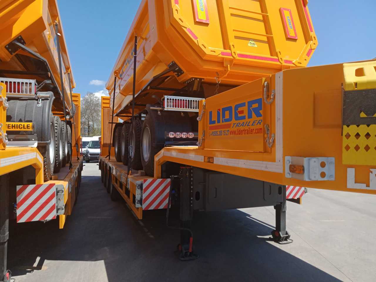 Новый Низкорамный полуприцеп LIDER TRAILER  -ENES GROUP NEW remorque surbaissée 2024 YEAR (MANUFACTURER COMPANY): фото 17