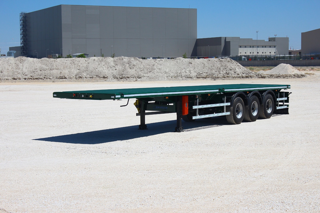 EMIRSAN Immediate Delivery From Stock 13.60 METER FLATBED - Полуприцеп бортовой/ Платформа: фото 1 EMIRSAN Immediate Delivery From Stock 13.60 METER FLATBED - Полуприцеп бортовой/ Платформа: фото 1