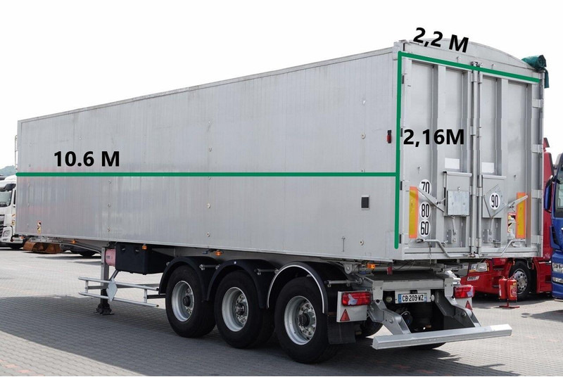 Benalu WYWROTKA 57 m3 / OŚ PODNOSZONA / SPROWADZONA / MAŁO UŻYWANA / S - Самосвальный полуприцеп: фото 3 Benalu WYWROTKA 57 m3 / OŚ PODNOSZONA / SPROWADZONA / MAŁO UŻYWANA / S - Самосвальный полуприцеп: фото 3