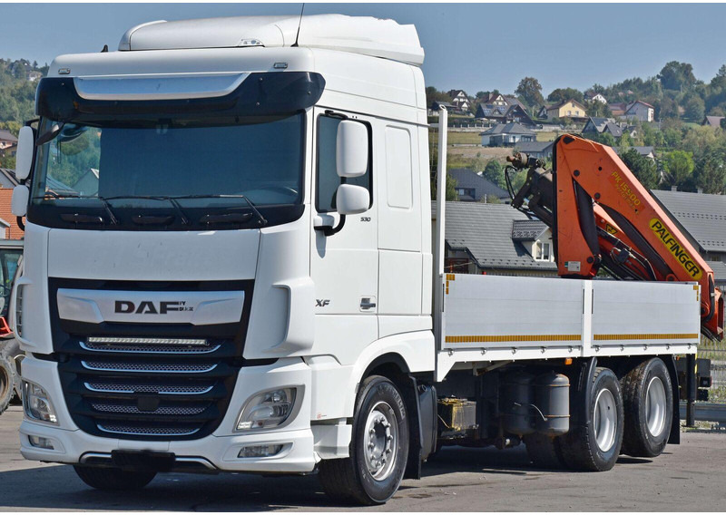 DAF XF 530 Pritsche 6,30 m + PK 15500 * TOPZUSTAND - Грузовик бортовой/ Платформа, Автоманипулятор: фото 4 DAF XF 530 Pritsche 6,30 m + PK 15500 * TOPZUSTAND - Грузовик бортовой/ Платформа, Автоманипулятор: фото 4